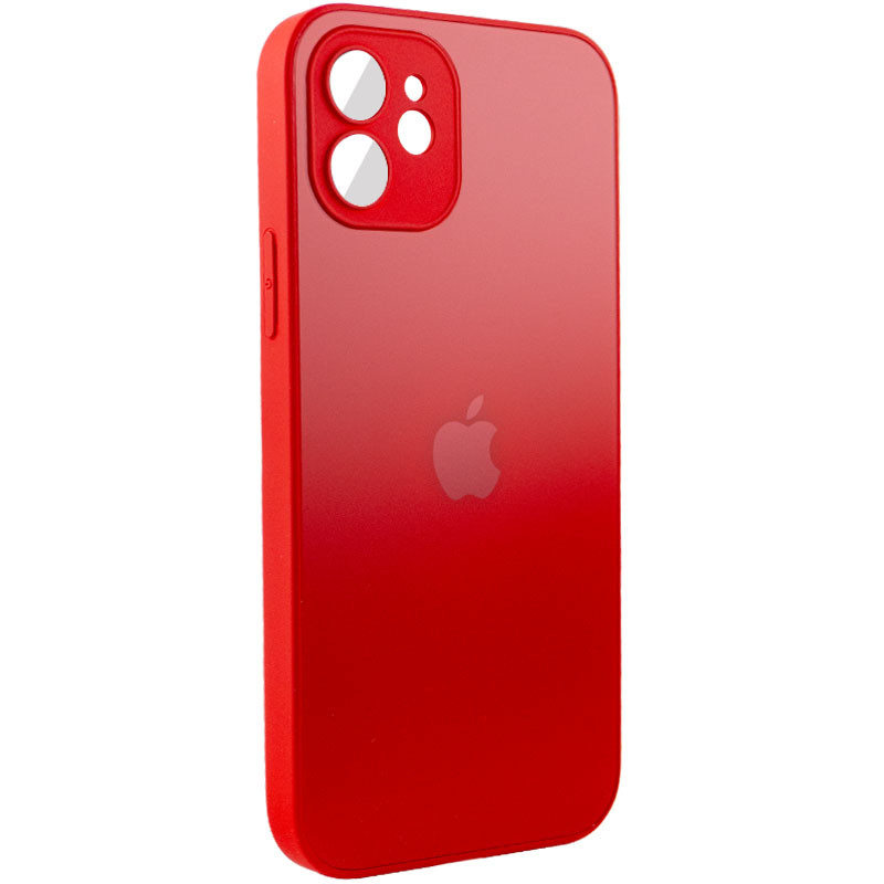 Фото Чехол TPU+Glass Sapphire matte case для Apple iPhone 12 (6.1") (Cola Red) на vchehle.ua