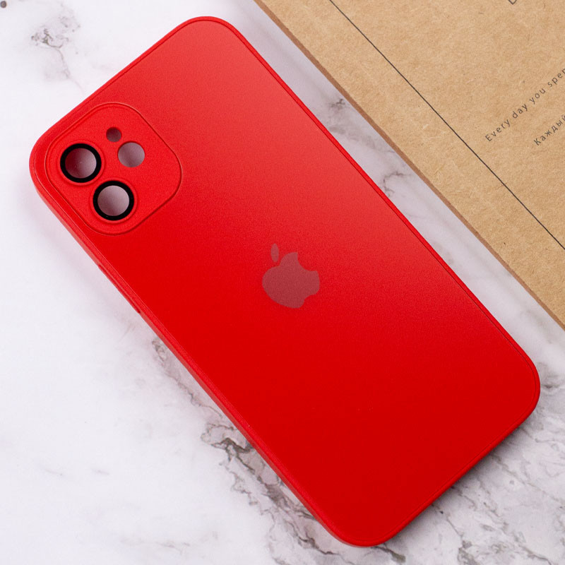Чехол TPU+Glass Sapphire matte case для Apple iPhone 12 (6.1") (Cola Red) в магазине vchehle.ua