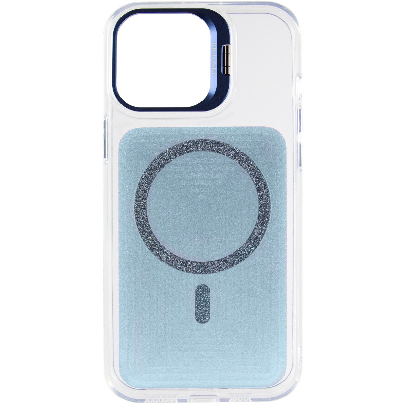 Фото Чохол TPU+PC Jewel Sparkle with Magnetic Safe на Apple iPhone 15 Pro Max (6.7") (Royal Blue) на vchehle.ua