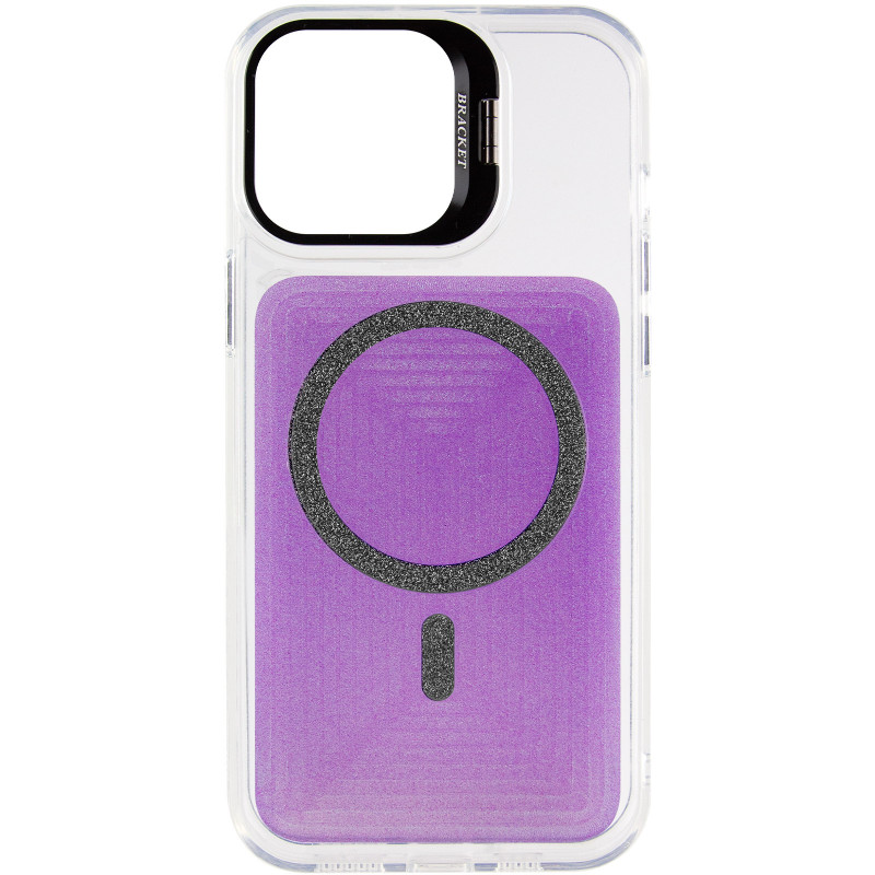 Фото Чохол TPU+PC Jewel Sparkle with Magnetic Safe на Apple iPhone 15 Pro Max (6.7") (Violet Shimmer) на vchehle.ua