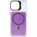 Фото Чохол TPU+PC Jewel Sparkle with Magnetic Safe на Apple iPhone 15 Pro Max (6.7") (Violet Shimmer) на vchehle.ua