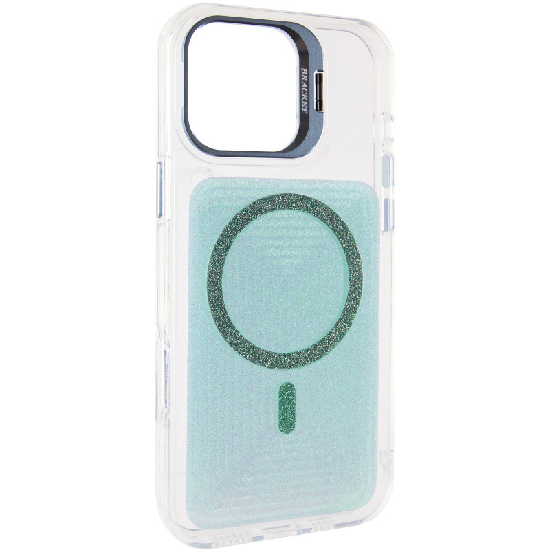 Чохол TPU+PC Jewel Sparkle with Magnetic Safe на Apple iPhone 16 Pro (6.3") (Aqua Blue)
