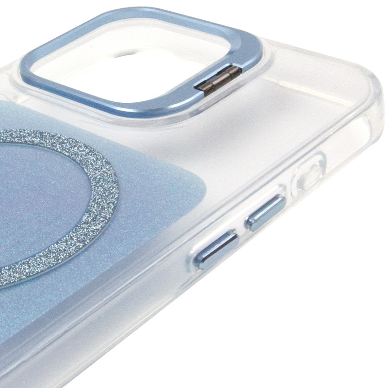 Чохол TPU+PC Jewel Sparkle with Magnetic Safe на Apple iPhone 16 Pro (6.3") (Aqua Blue) в магазині vchehle.ua