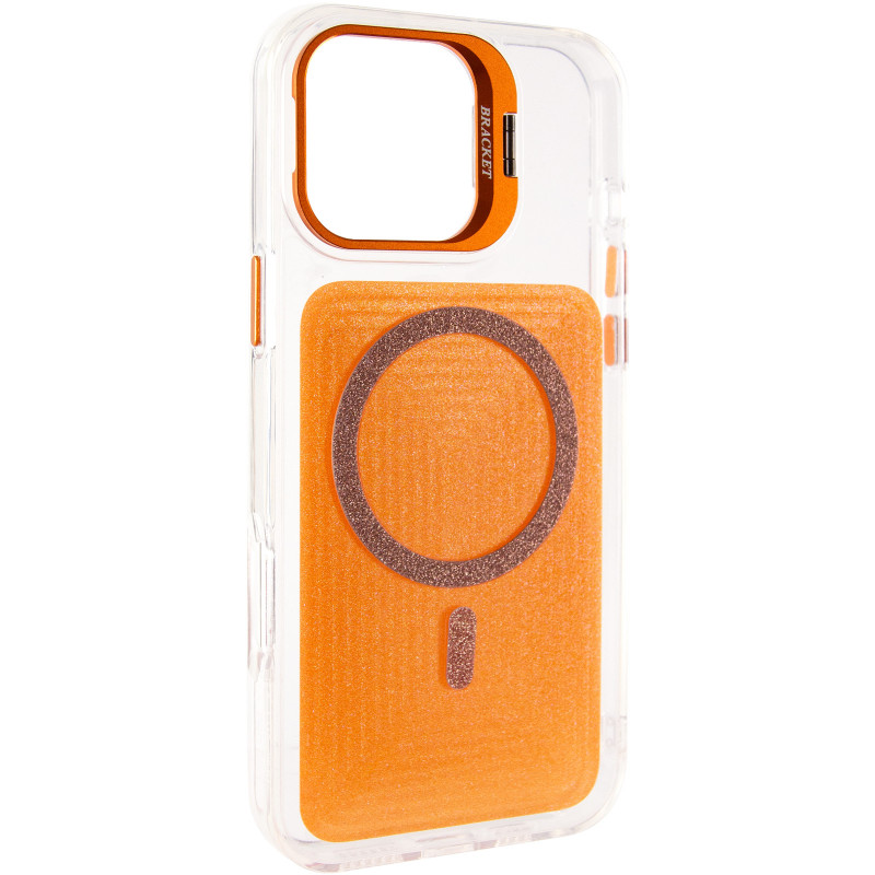 Чохол TPU+PC Jewel Sparkle with Magnetic Safe на Apple iPhone 16 Pro (6.3") (Orange Sparkle)