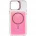 Фото Чохол TPU+PC Jewel Sparkle with Magnetic Safe на Apple iPhone 16 Pro (6.3") (Pink Ruby) на vchehle.ua
