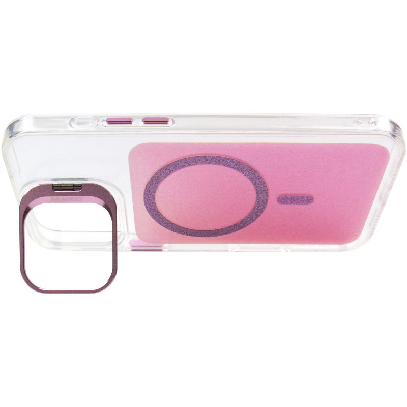 Замовити Чохол TPU+PC Jewel Sparkle with Magnetic Safe на Apple iPhone 16 Pro (6.3") (Pink Ruby) на vchehle.ua