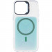 Фото Чехол TPU+PC Jewel Sparkle with Magnetic Safe для Apple iPhone 17 (6.3") (Aqua Blue) на vchehle.ua