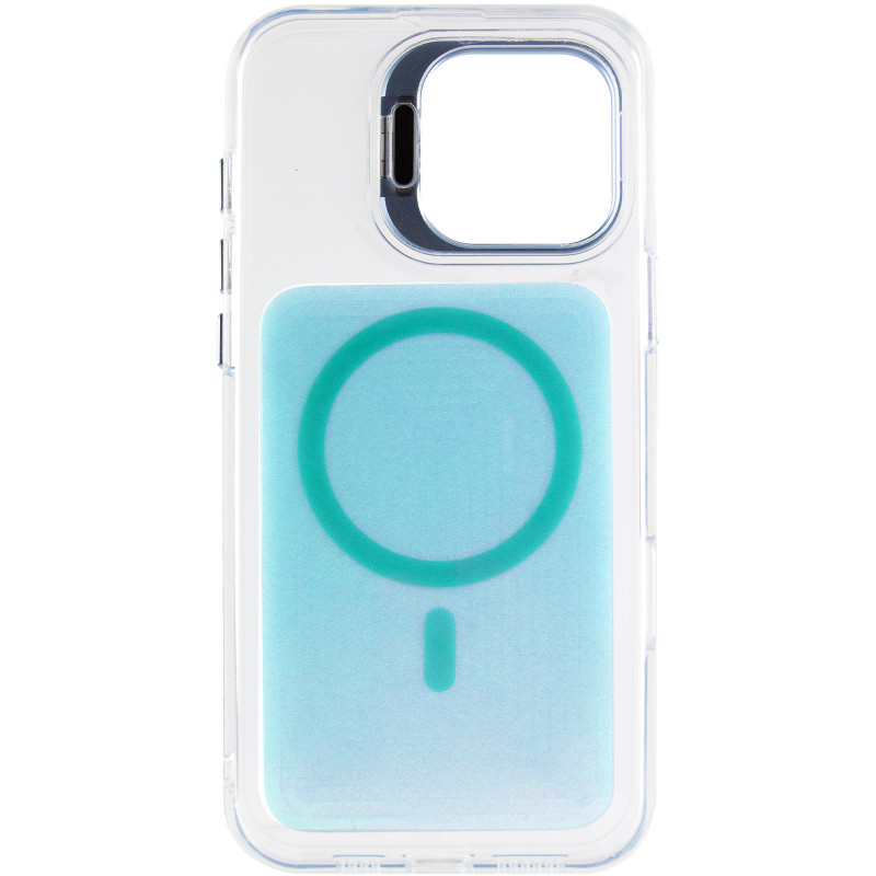 Фото Чехол TPU+PC Jewel Sparkle with Magnetic Safe для Apple iPhone 17 (6.3") (Aqua Blue) в магазине vchehle.ua