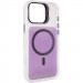 Чехол TPU+PC Jewel Sparkle with Magnetic Safe для Apple iPhone 17 (6.3") (Lavender Glitter)