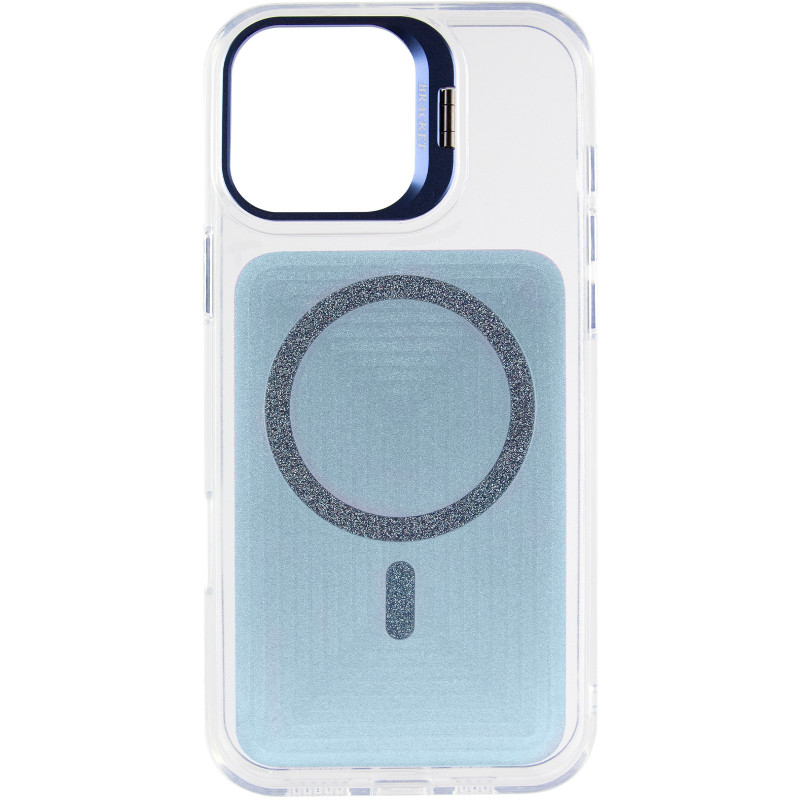 Фото Чехол TPU+PC Jewel Sparkle with Magnetic Safe для Apple iPhone 17 (6.3") (Royal Blue) на vchehle.ua