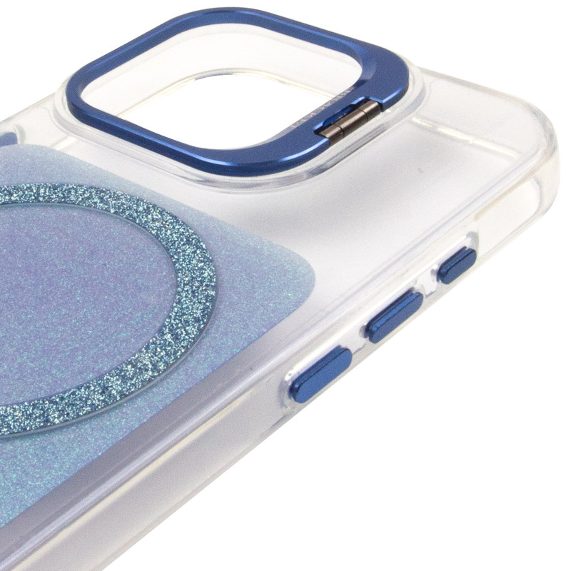 Чехол TPU+PC Jewel Sparkle with Magnetic Safe для Apple iPhone 17 (6.3") (Royal Blue) в магазине vchehle.ua