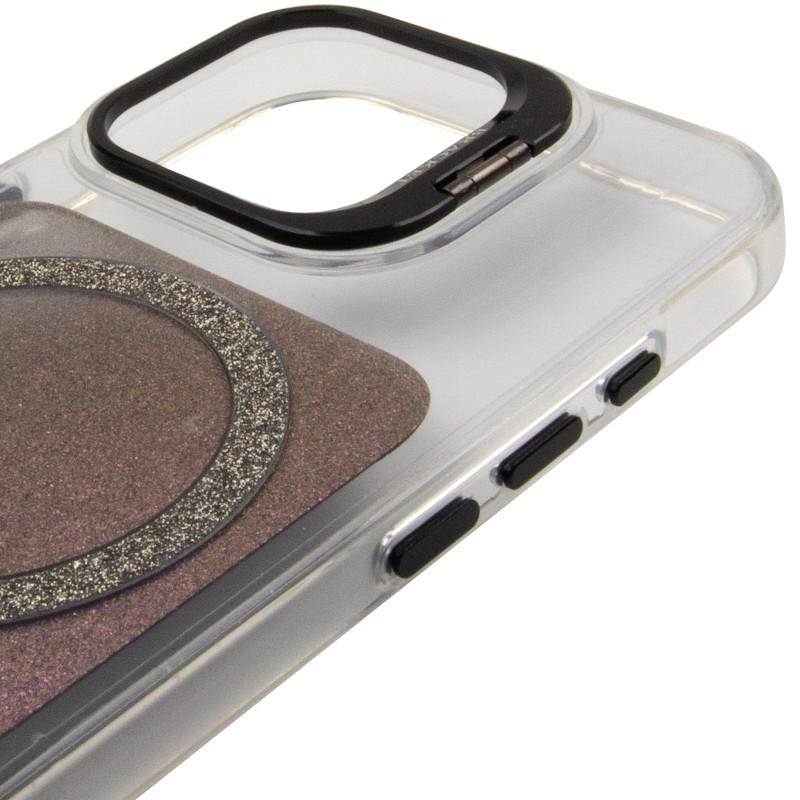 Чехол TPU+PC Jewel Sparkle with Magnetic Safe для Apple iPhone 17 (6.3") (Violet Shimmer) в магазине vchehle.ua