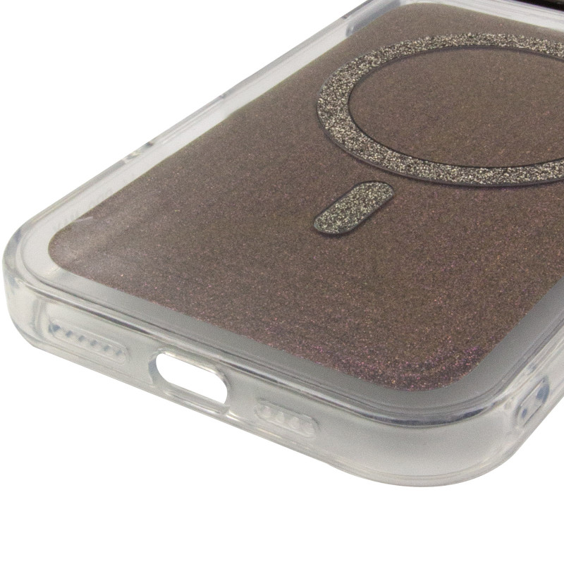 Купить Чехол TPU+PC Jewel Sparkle with Magnetic Safe для Apple iPhone 17 (6.3") (Violet Shimmer) на vchehle.ua