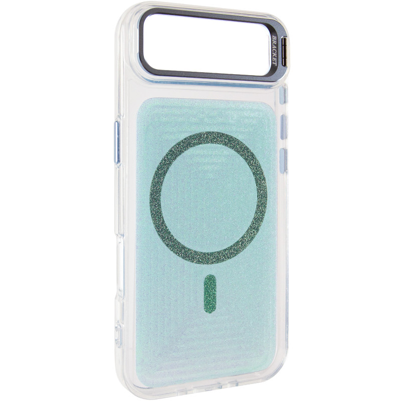 Чехол TPU+PC Jewel Sparkle with Magnetic Fit для Apple iPhone 17 Air (6.5") (Aqua Blue)