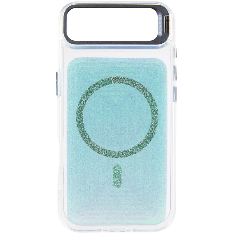 Фото Чехол TPU+PC Jewel Sparkle with Magnetic Fit для Apple iPhone 17 Air (6.5") (Aqua Blue) на vchehle.ua