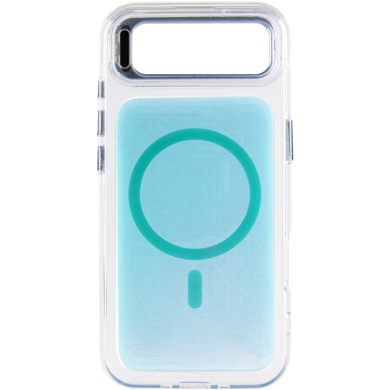 Фото Чехол TPU+PC Jewel Sparkle with Magnetic Fit для Apple iPhone 17 Air (6.5") (Aqua Blue) в магазине vchehle.ua