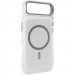 Чехол TPU+PC Jewel Sparkle with Magnetic Fit для Apple iPhone 17 Air (6.5") (Diamond White)