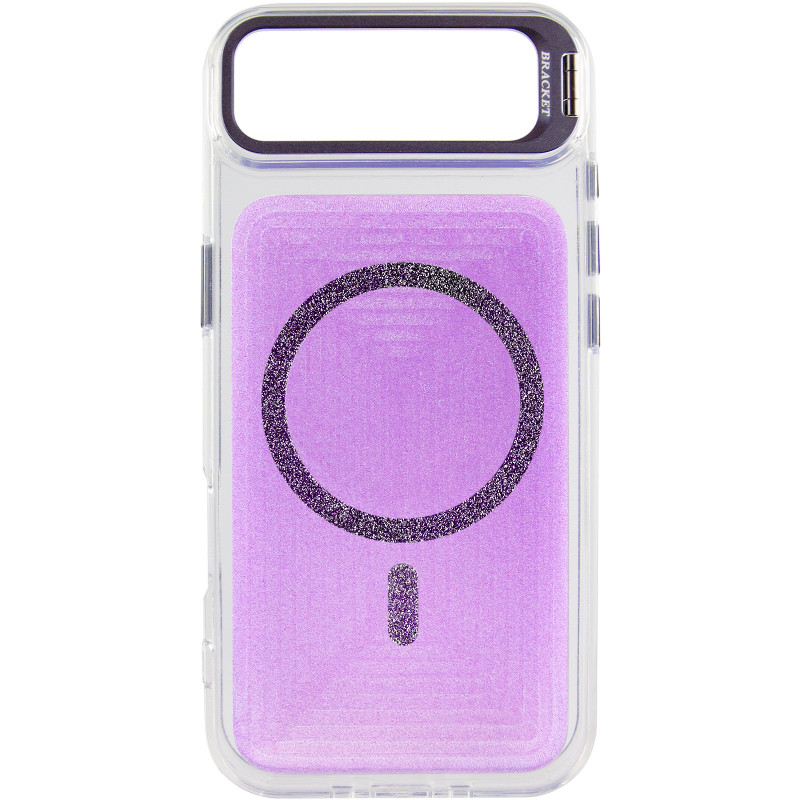 Фото Чехол TPU+PC Jewel Sparkle with Magnetic Fit для Apple iPhone 17 Air (6.5") (Lavender Glitter) на vchehle.ua