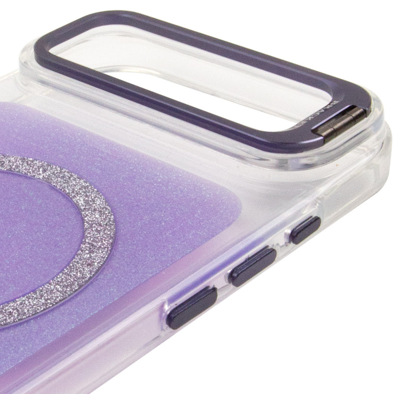 Чехол TPU+PC Jewel Sparkle with Magnetic Fit для Apple iPhone 17 Air (6.5") (Lavender Glitter) в магазине vchehle.ua