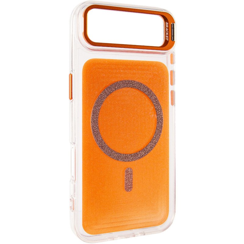 Чехол TPU+PC Jewel Sparkle with Magnetic Fit для Apple iPhone 17 Air (6.5") (Orange Sparkle)