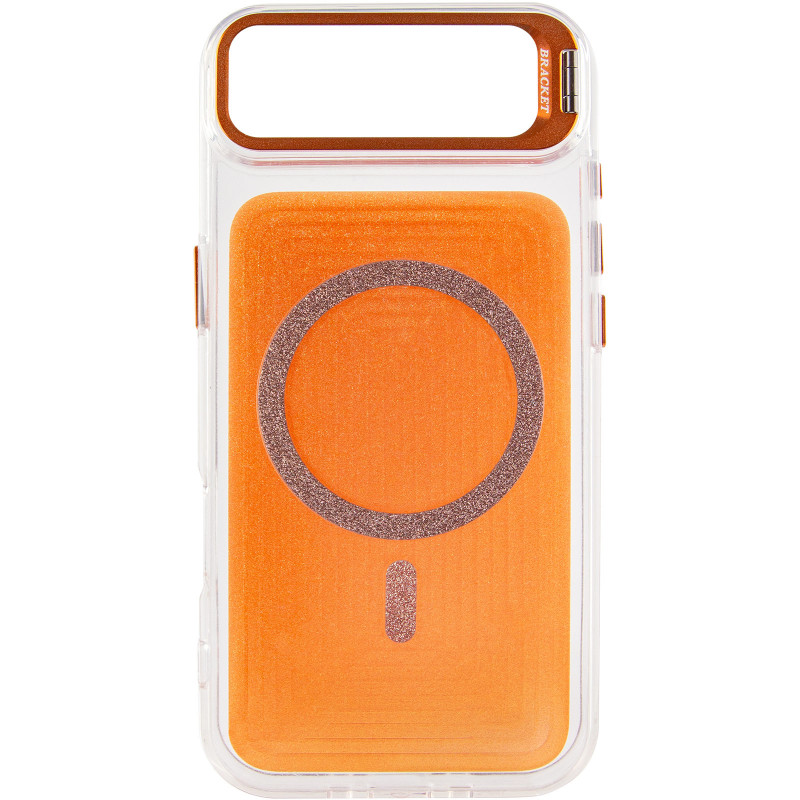 Фото Чехол TPU+PC Jewel Sparkle with Magnetic Fit для Apple iPhone 17 Air (6.5") (Orange Sparkle) на vchehle.ua