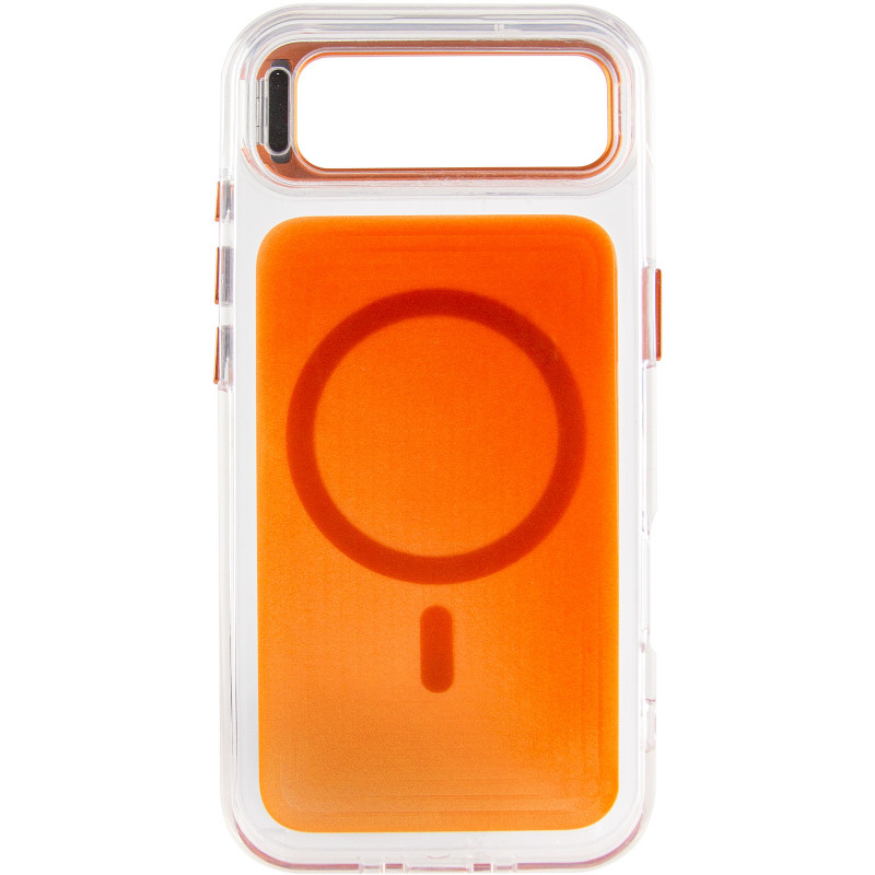 Фото Чехол TPU+PC Jewel Sparkle with Magnetic Fit для Apple iPhone 17 Air (6.5") (Orange Sparkle) в магазине vchehle.ua