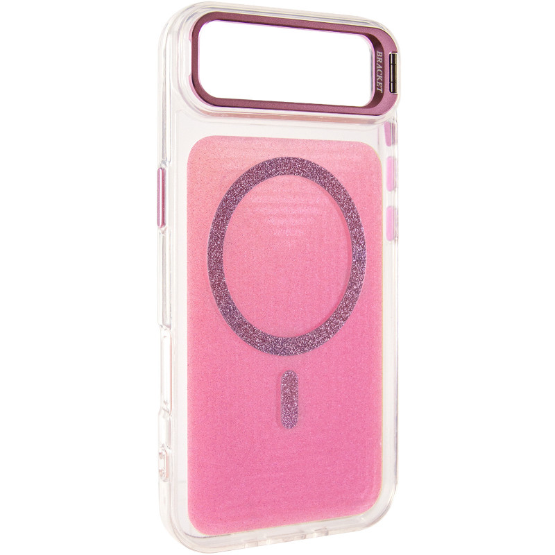 Чехол TPU+PC Jewel Sparkle with Magnetic Fit для Apple iPhone 17 Air (6.5") (Pink Ruby)