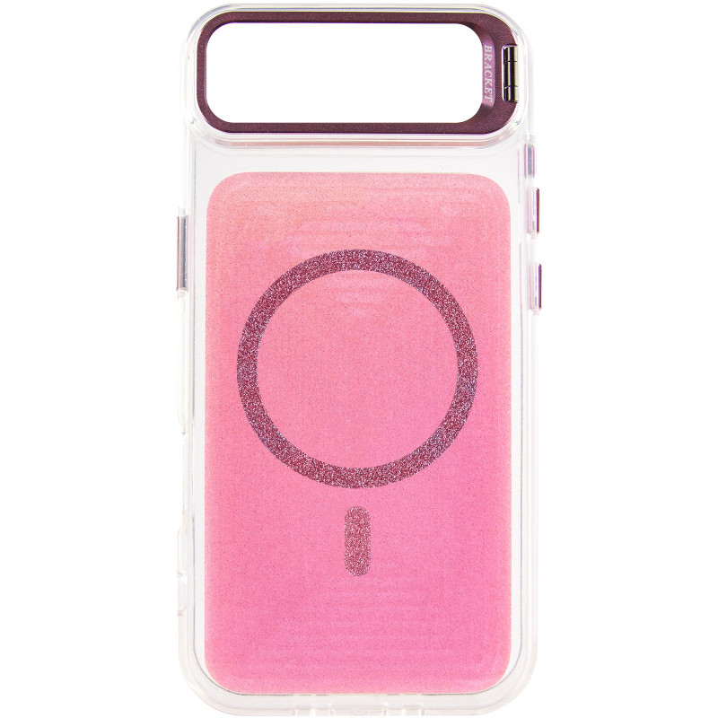 Фото Чехол TPU+PC Jewel Sparkle with Magnetic Fit для Apple iPhone 17 Air (6.5") (Pink Ruby) на vchehle.ua