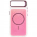 Фото Чехол TPU+PC Jewel Sparkle with Magnetic Fit для Apple iPhone 17 Air (6.5") (Pink Ruby) на vchehle.ua