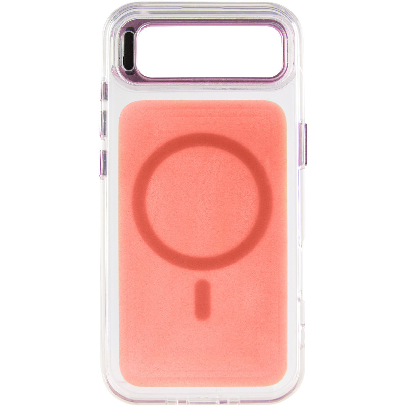 Фото Чехол TPU+PC Jewel Sparkle with Magnetic Fit для Apple iPhone 17 Air (6.5") (Pink Ruby) в магазине vchehle.ua