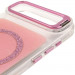 Чехол TPU+PC Jewel Sparkle with Magnetic Fit для Apple iPhone 17 Air (6.5") (Pink Ruby) в магазине vchehle.ua