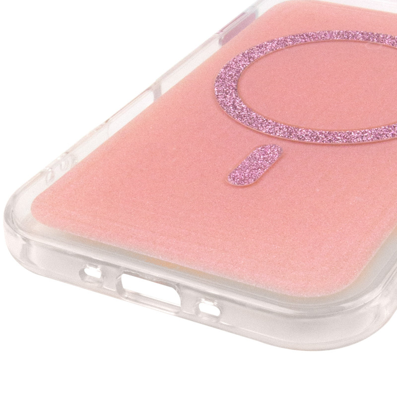 Купить Чехол TPU+PC Jewel Sparkle with Magnetic Fit для Apple iPhone 17 Air (6.5") (Pink Ruby) на vchehle.ua