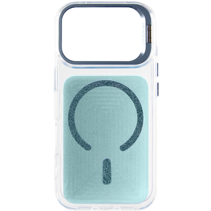 Фото Чехол TPU+PC Jewel Sparkle with Magnetic Safe для Apple iPhone 17 Pro (6.3") (Aqua Blue) на vchehle.ua