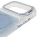 Чехол TPU+PC Jewel Sparkle with Magnetic Safe для Apple iPhone 17 Pro (6.3") (Aqua Blue) в магазине vchehle.ua