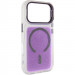 Чехол TPU+PC Jewel Sparkle with Magnetic Safe для Apple iPhone 17 Pro (6.3") (Lavender Glitter)