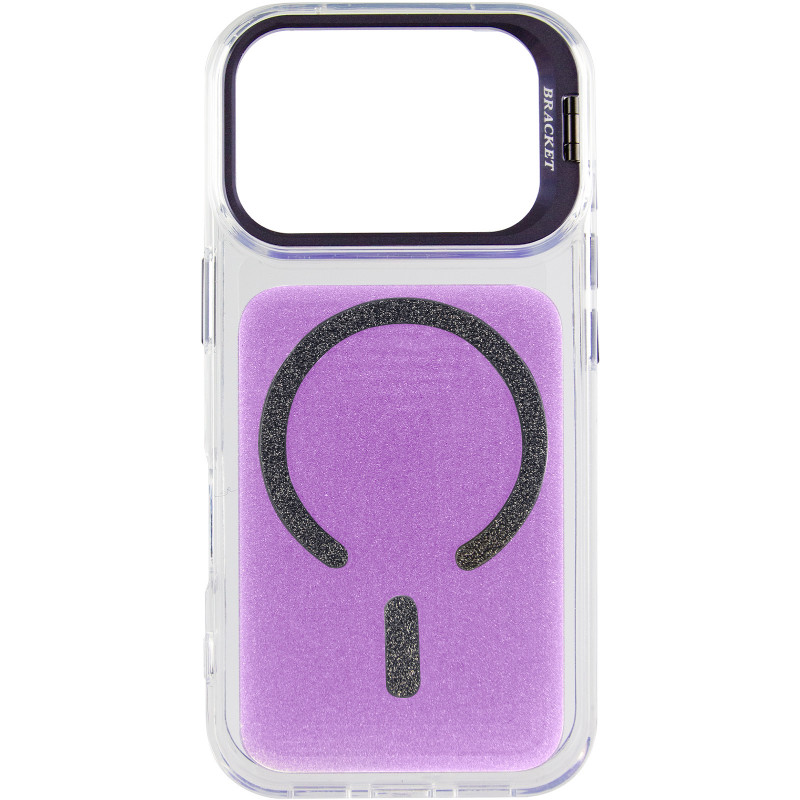 Фото Чехол TPU+PC Jewel Sparkle with Magnetic Safe для Apple iPhone 17 Pro (6.3") (Lavender Glitter) на vchehle.ua