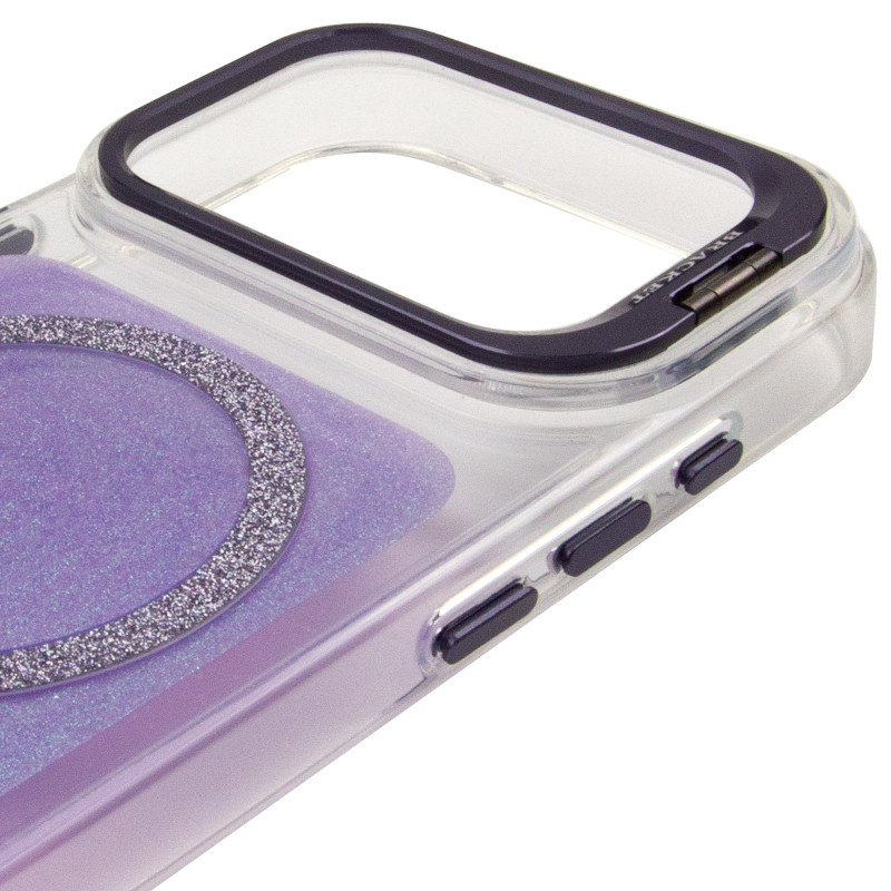 Чехол TPU+PC Jewel Sparkle with Magnetic Safe для Apple iPhone 17 Pro (6.3") (Lavender Glitter) в магазине vchehle.ua