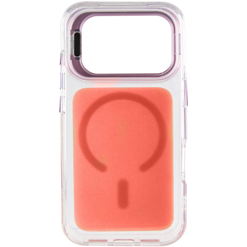 Фото Чехол TPU+PC Jewel Sparkle with Magnetic Safe для Apple iPhone 17 Pro (6.3") (Pink Ruby) в магазине vchehle.ua