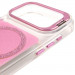 Чехол TPU+PC Jewel Sparkle with Magnetic Safe для Apple iPhone 17 Pro (6.3") (Pink Ruby) в магазине vchehle.ua