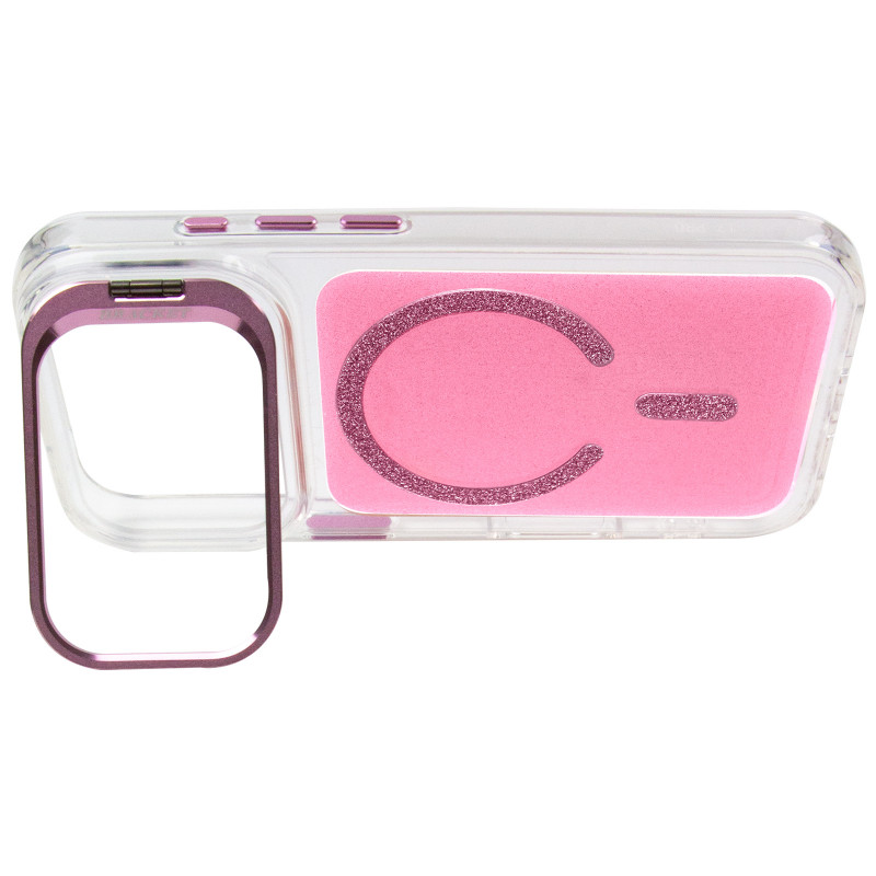 Заказать Чехол TPU+PC Jewel Sparkle with Magnetic Safe для Apple iPhone 17 Pro (6.3") (Pink Ruby) на vchehle.ua