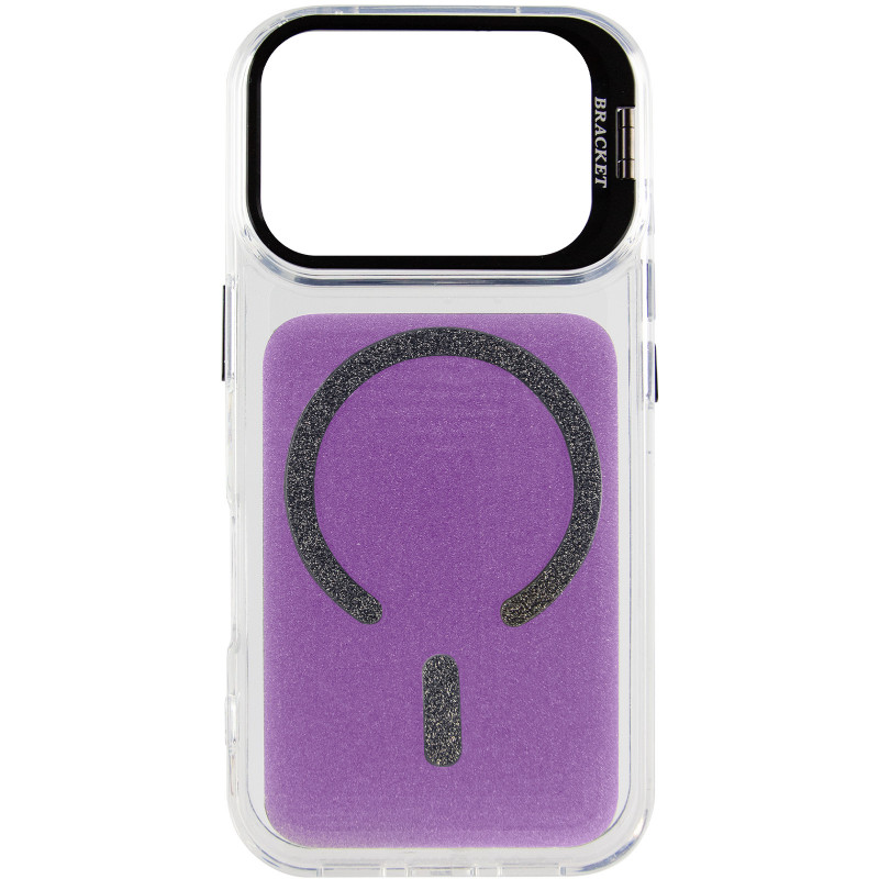 Фото Чехол TPU+PC Jewel Sparkle with Magnetic Safe для Apple iPhone 17 Pro (6.3") (Violet Shimmer) на vchehle.ua