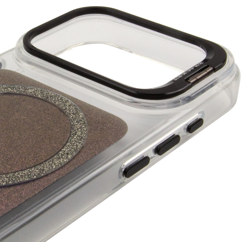 Чехол TPU+PC Jewel Sparkle with Magnetic Safe для Apple iPhone 17 Pro (6.3") (Violet Shimmer) в магазине vchehle.ua