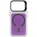Фото Чохол TPU+PC Jewel Sparkle with Magnetic Safe на Apple iPhone 17 Pro Max (6.9") (Violet Shimmer) на vchehle.ua
