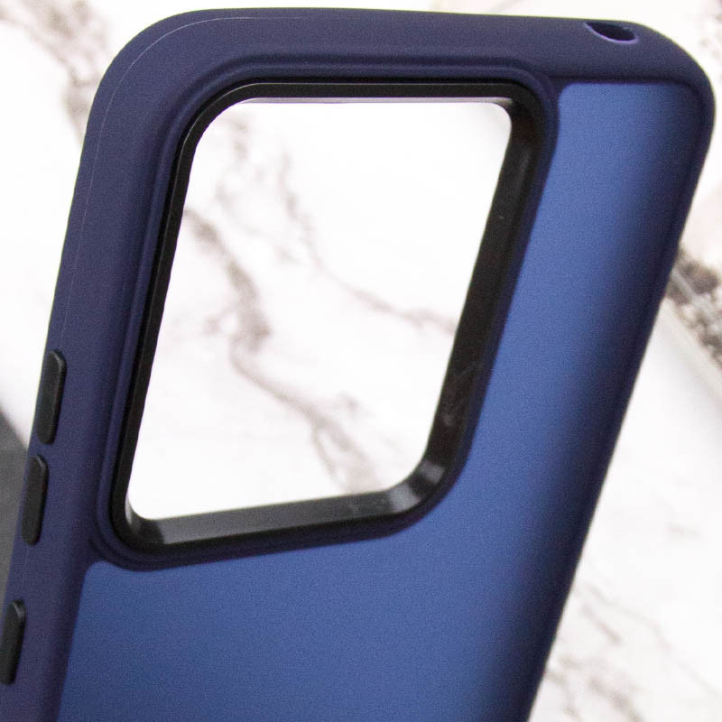 Купити Чохол TPU+PC Lyon Frosted на Motorola Edge 60 Fusion (Navy Blue) на vchehle.ua