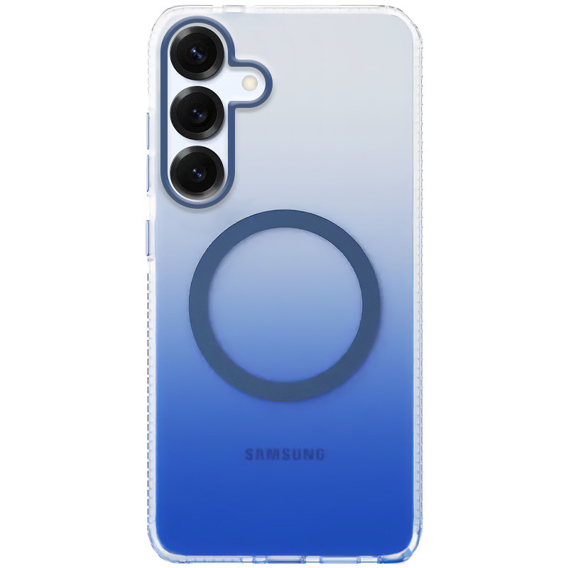 Чехол TPU+PC Phantom with Magnetic Safe для Samsung Galaxy S25 (Blue)