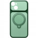 Чехол Ummi Full Camera with Magnetic Fit HQ Ring для Apple iPhone 13 (6.1") (Green)