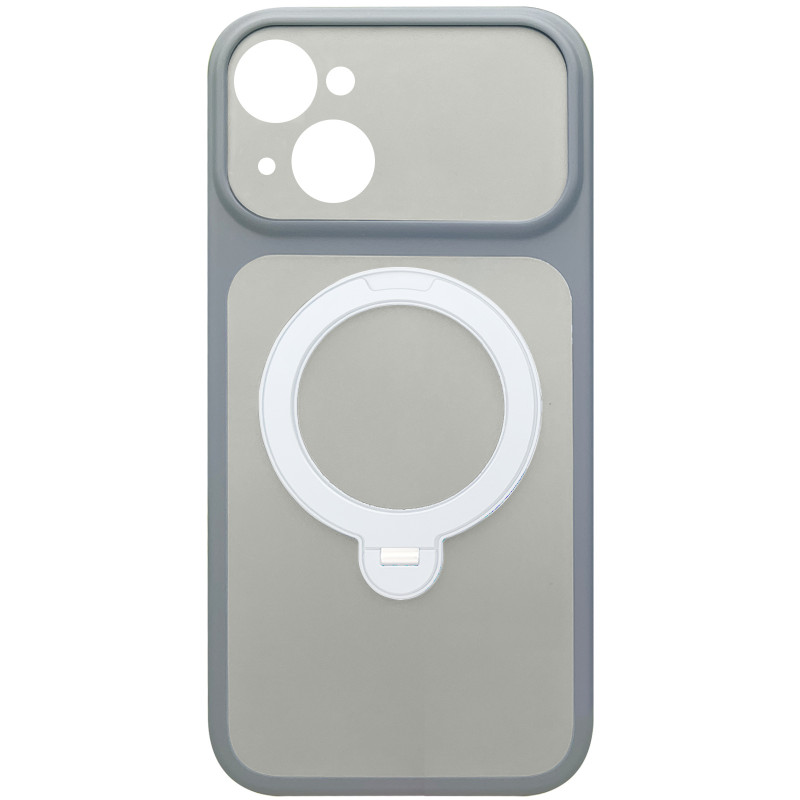 Чехол Ummi Full Camera with Magnetic Fit HQ Ring для Apple iPhone 13 (6.1") (Grey)