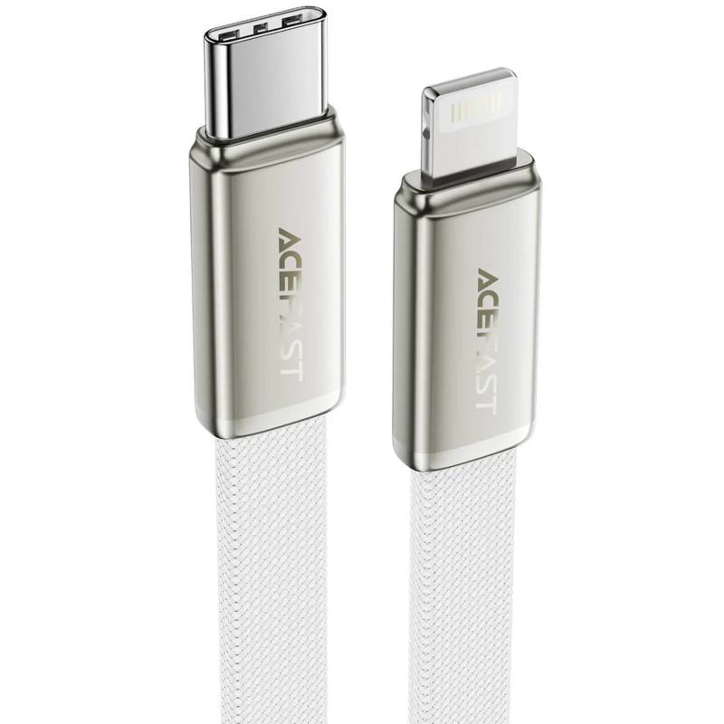 Дата кабель Acefast C24-01 Type-C to Lightning 30W (1.2m) (White)