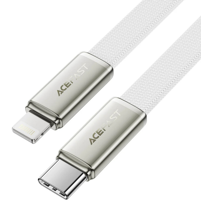 Фото Дата кабель Acefast C24-01 Type-C to Lightning 30W (1.2m) (White) на vchehle.ua