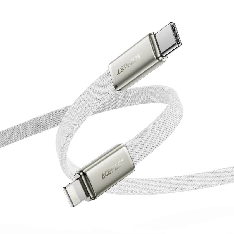 Фото Дата кабель Acefast C24-01 Type-C to Lightning 30W (1.2m) (White) в магазине vchehle.ua